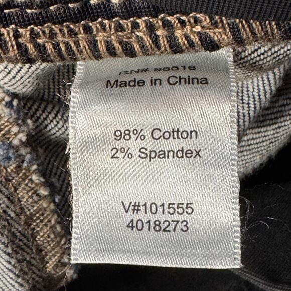 Coldwater Creek SZ 18 Cropped Jeans Natural Fit Stretch Zip-Fly Pockets Blue - Picture 9 of 10